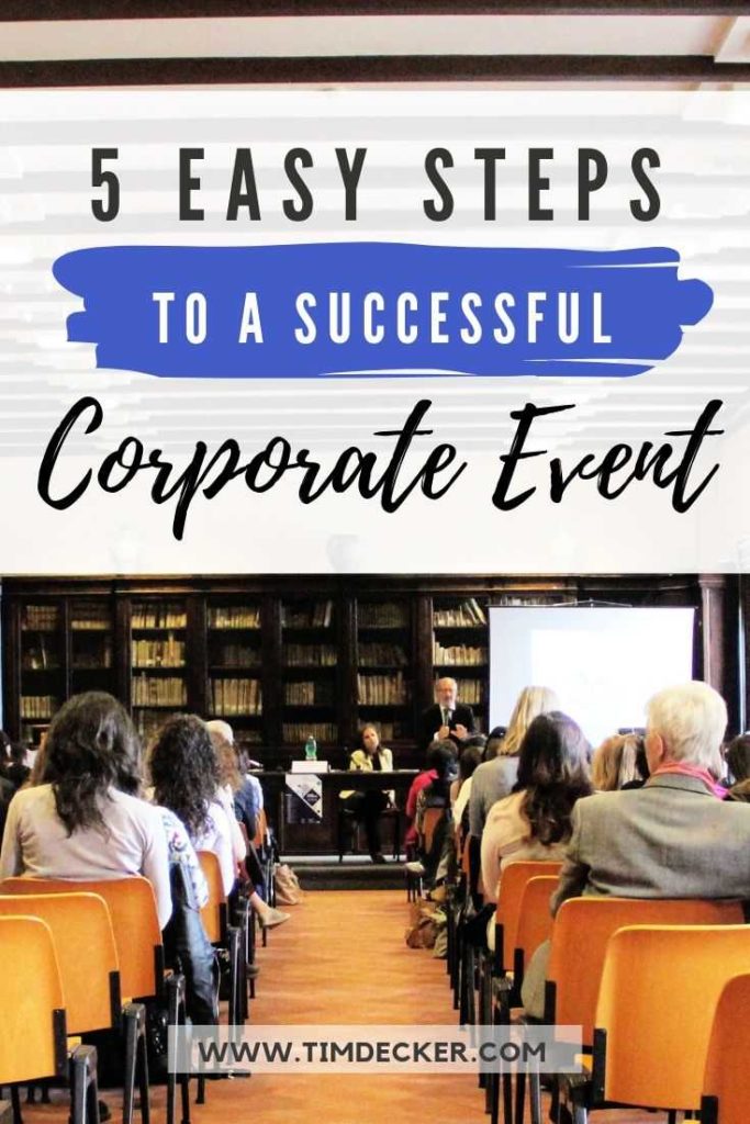 Corporate event planning: Tips for corporate event