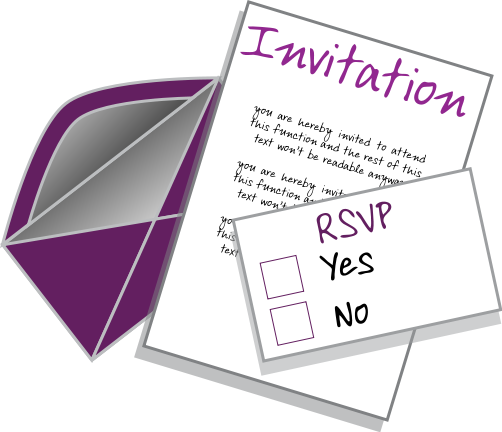 free wedding rsvp clipart - photo #14