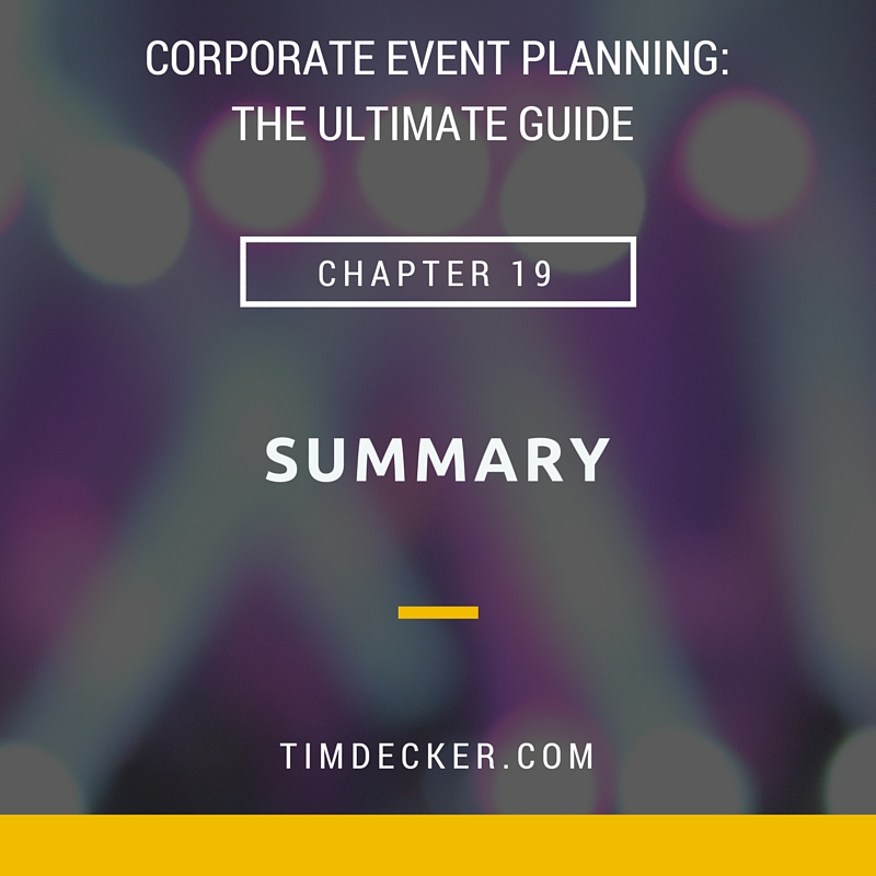 Corporate Event Planning