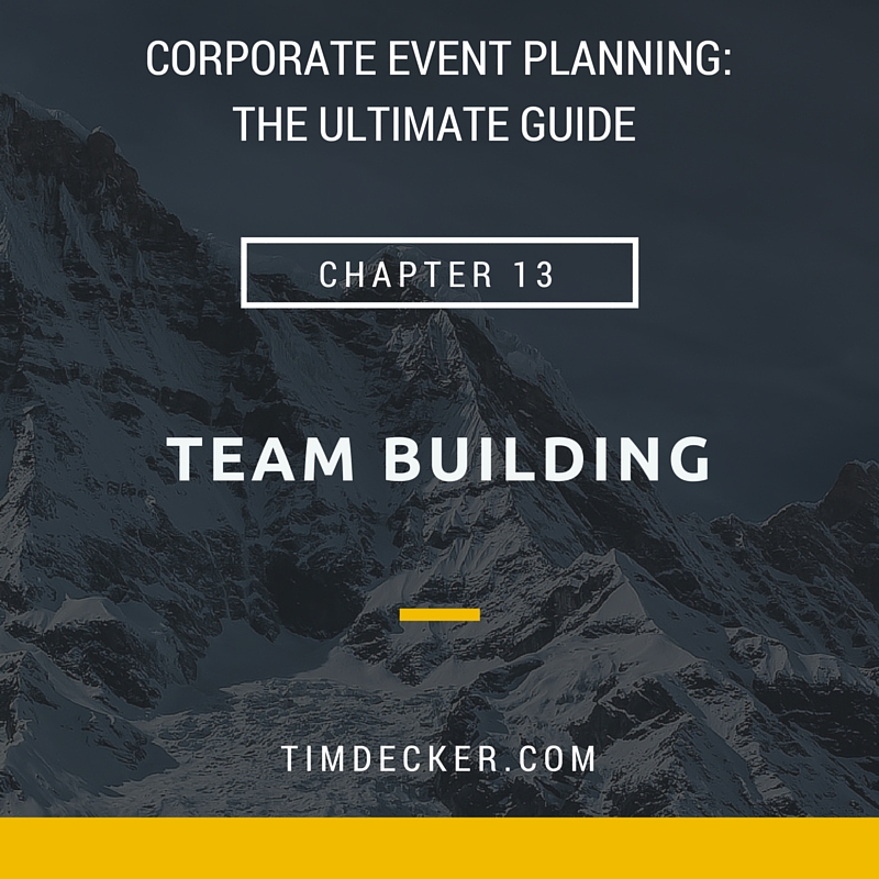 Corporate Event Planning: Team Building
