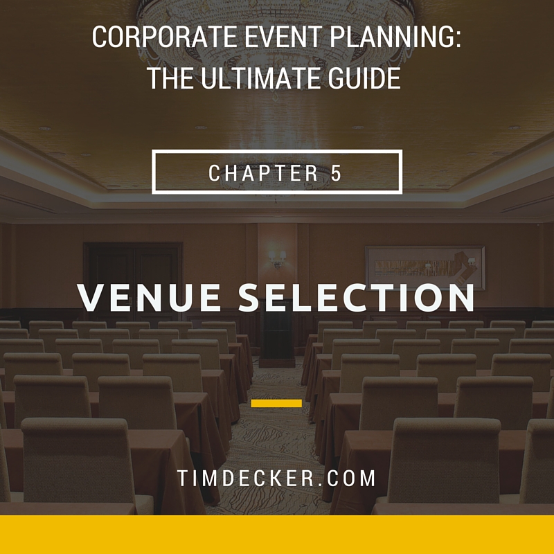 Corporate Event Planning: Venue Selection