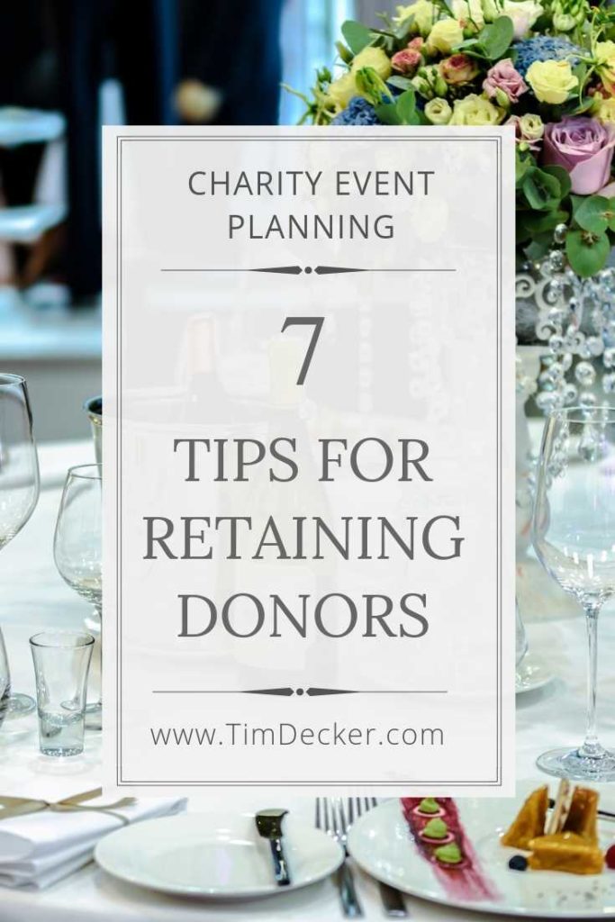 Charity Event Planning: How to retain donors