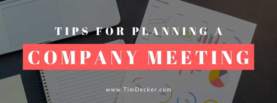 Corporate Event Planning: Company Meeting Ideas