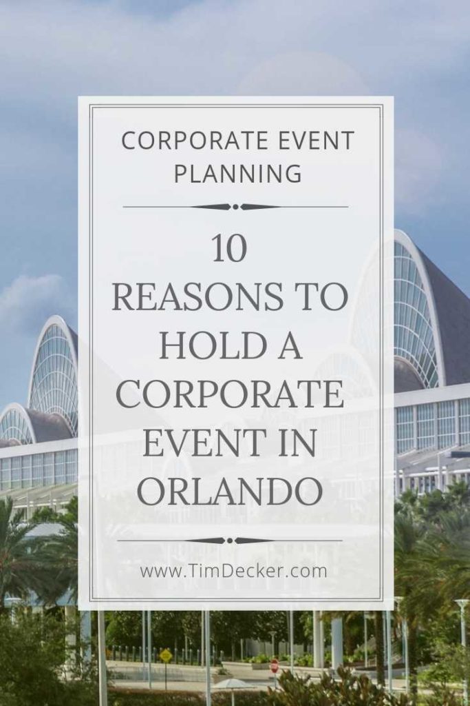 Best cities for corporate events: Orlando